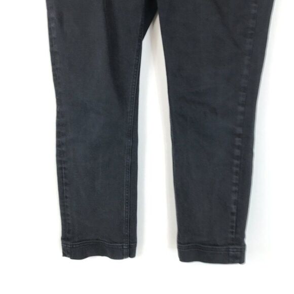 Everlane The Slim-Leg Crop Jeans Women's Size 4 Washed Black Stretch Denim - Picture 2 of 12